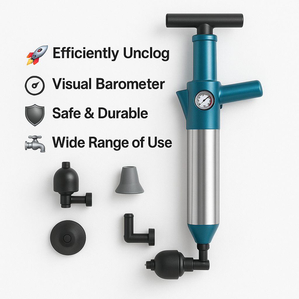 TurboFlush™ – Unclogs Anything in Seconds.